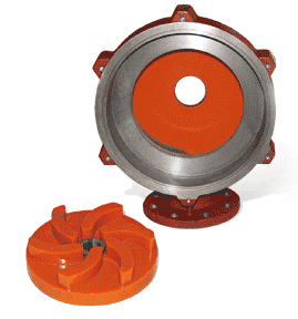 impeller PUMP FOR ENAMELS AND AGGREGATES WASHING